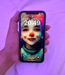 苹果珊瑚色XR 64G改13pro远峰蓝